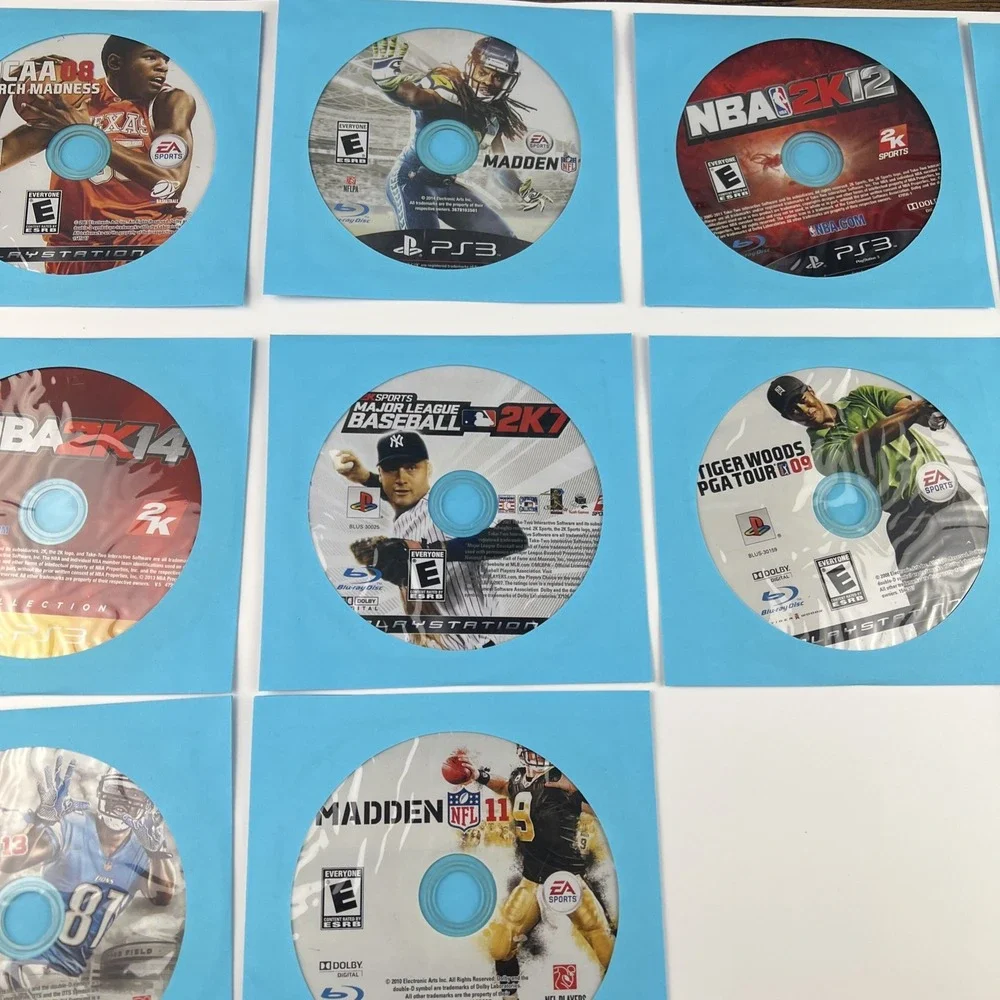 Multi Platform Loose Discs Video Game - Lot Of 50 - AS IS Untested Scratches #6
